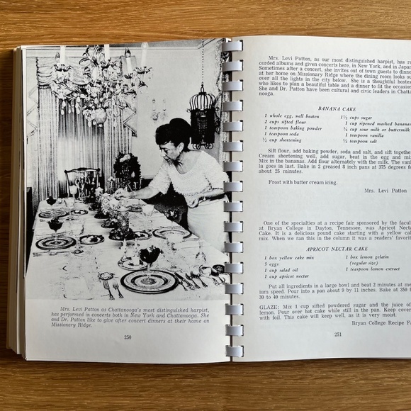 Helen Exum's Chattanooga Cookbook 1970 Tennessee Vintage Southern Collectible - Picture 8 of 10